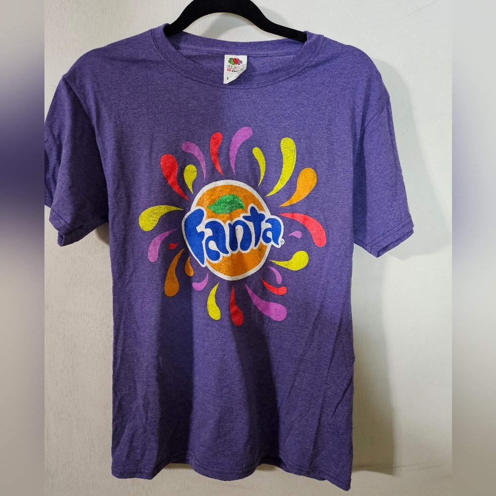 Fruit of the Loom Womens T-Shirt with Colorful Fanta Design